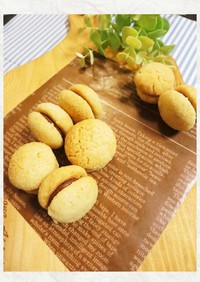 チョコサンド☆アーモンドクッキー