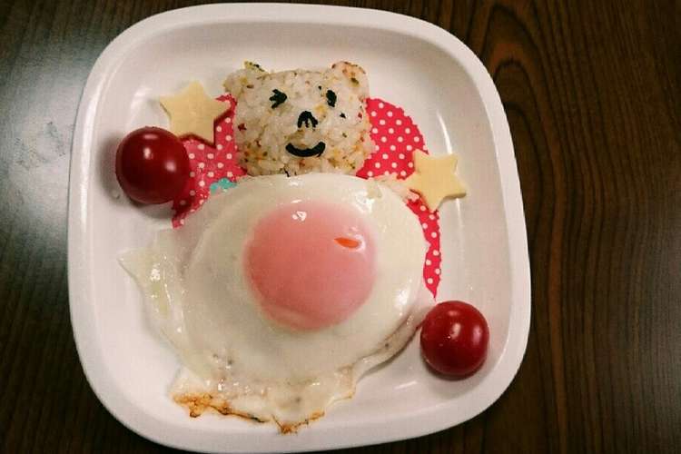 幼児の朝食 かわいいクマの朝ごはん レシピ 作り方 By うのmama クックパッド 簡単おいしいみんなのレシピが364万品