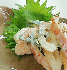 竹輪のクリームチーズ和え