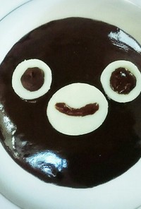 スイカペンギンのチョコレートケーキ