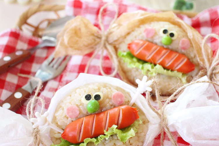キャラ弁 簡単 ホットドッグデコおにぎり レシピ 作り方 By Maa12 クックパッド 簡単おいしいみんなのレシピが378万品