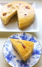 桜香る♡和風チーズケーキ♪の画像
