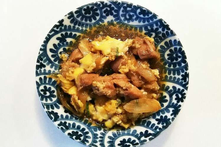 ヘルシオホットクックで鶏肉の卵とじ レシピ 作り方 By うつせみまる クックパッド