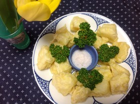母の味シンプル♡じゃがいもの天ぷら✴︎