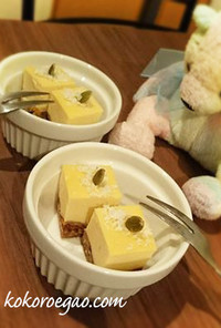 ノンバター♡豆腐チーズケーキ♡