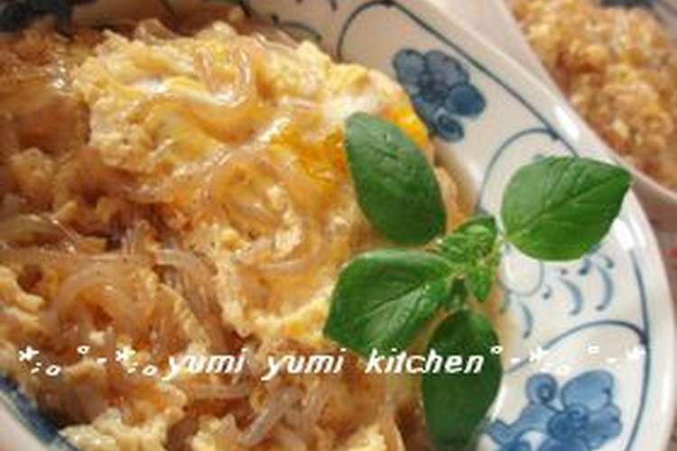 母メニュー 糸こんにゃくの卵とじ レシピ 作り方 By ゆみぴよん クックパッド 簡単おいしいみんなのレシピが352万品