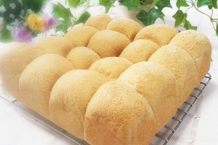 きな粉たっぷり きな粉もちちぎりパン レシピ 作り方 By 2525招き猫 クックパッド 簡単おいしいみんなのレシピが352万品