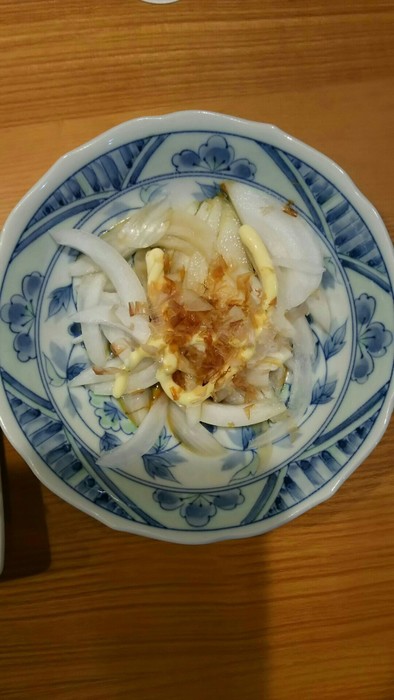 新玉ねぎ和風サラダの写真