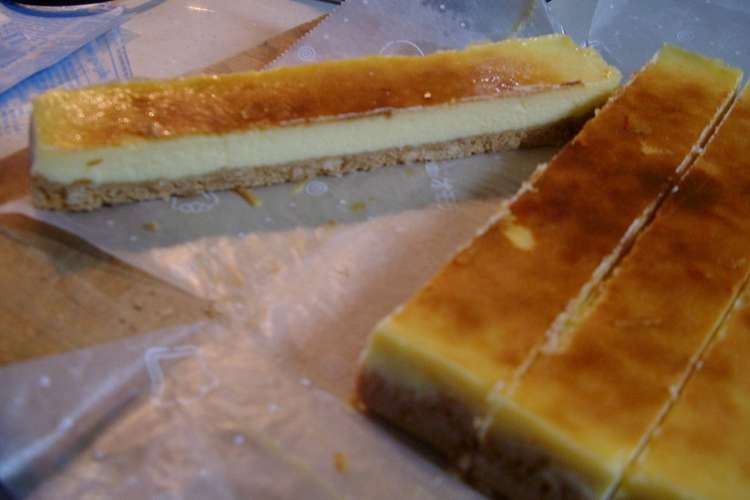 濃厚 チーズケーキバー レシピ 作り方 By ぁーちん クックパッド 簡単おいしいみんなのレシピが362万品