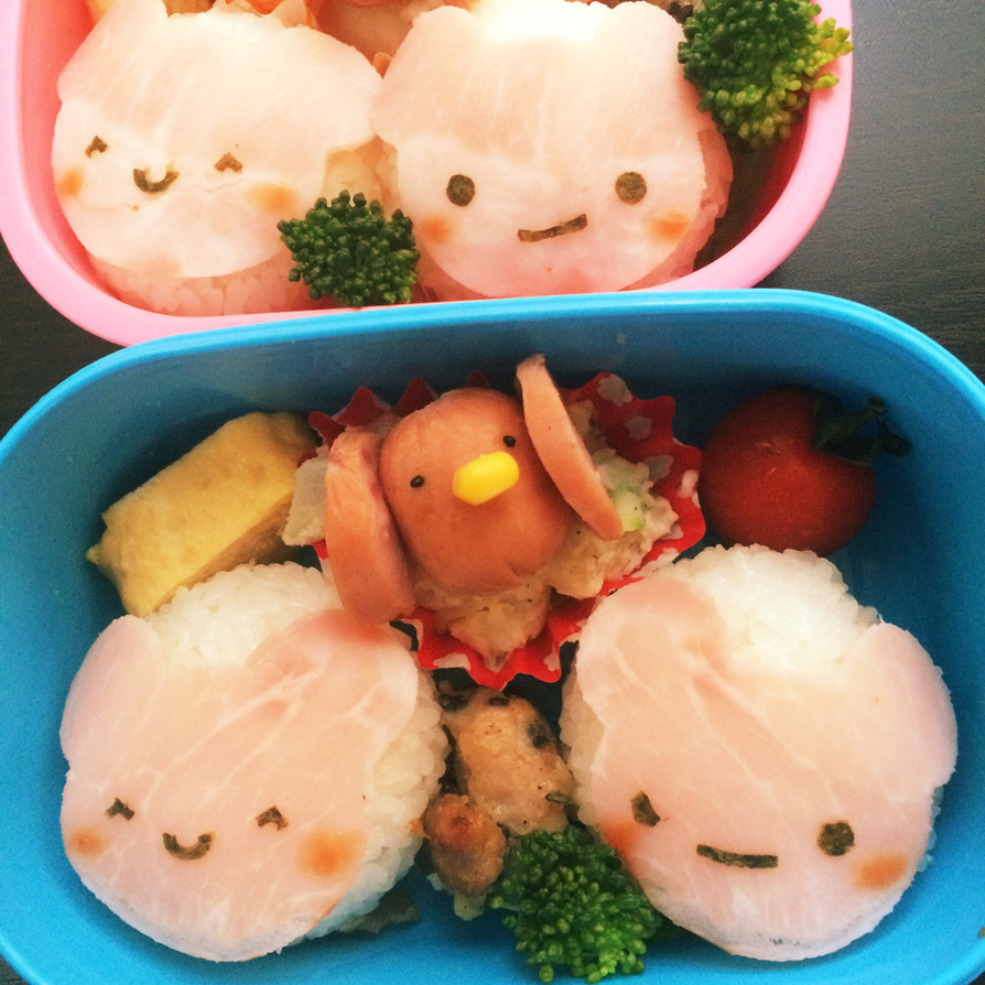 幼稚園のお弁当① くまちゃん☆の画像