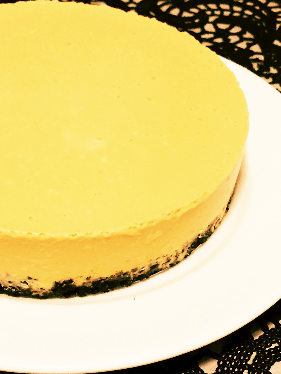 糖質制限◆簡単キャラメルレアチーズケーキの画像