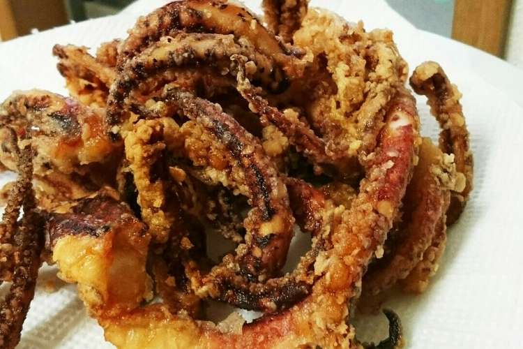 居酒屋風 いかゲソの唐揚げ レシピ 作り方 By ちび坊ママ クックパッド 簡単おいしいみんなのレシピが351万品