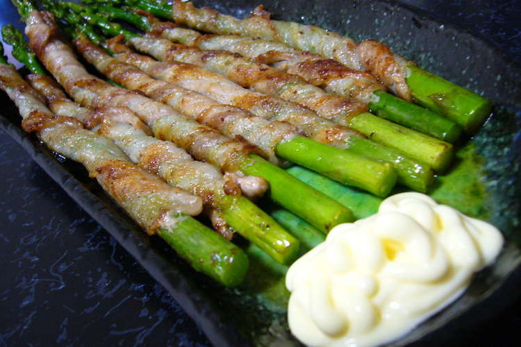 アスパラの肉巻き 簡単 居酒屋の一品 レシピ 作り方 By たかキッチン クックパッド 簡単おいしいみんなのレシピが360万品