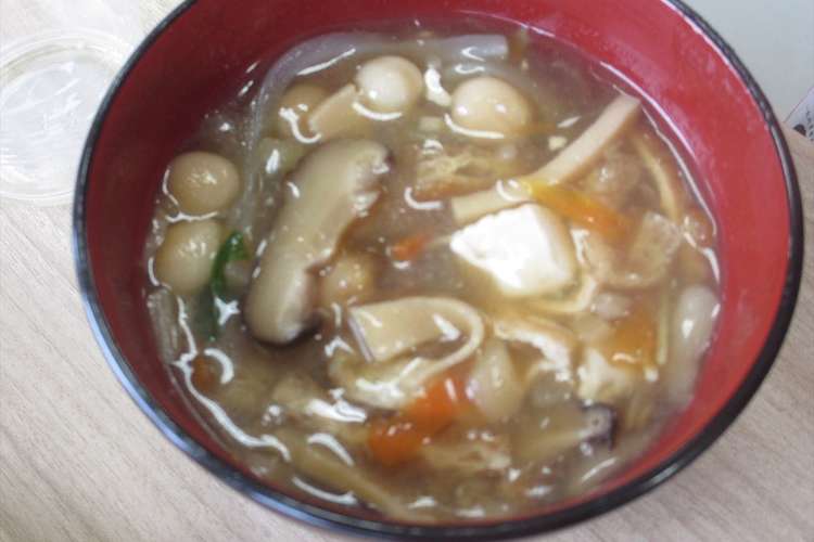 おくずがけ 宮城県の郷土料理 レシピ 作り方 By 昭和女子大非常食 クックパッド 簡単おいしいみんなのレシピが360万品