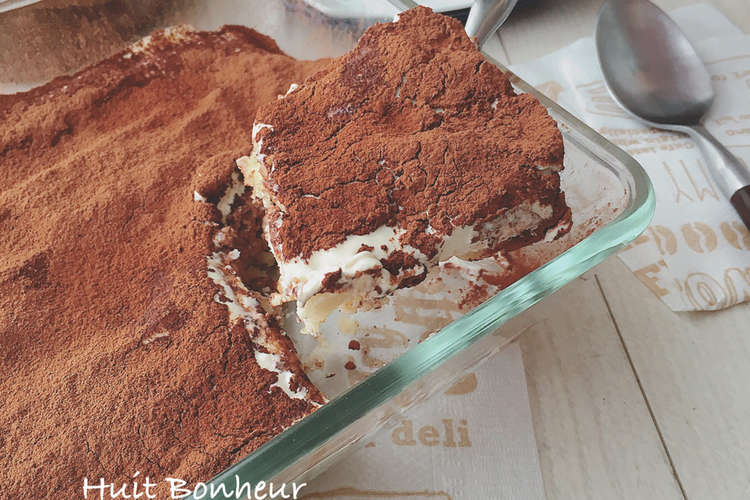 スコップティラミス パーティー レシピ 作り方 By ユイットボヌール クックパッド