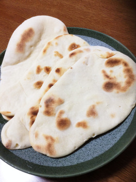 小麦粉でナン