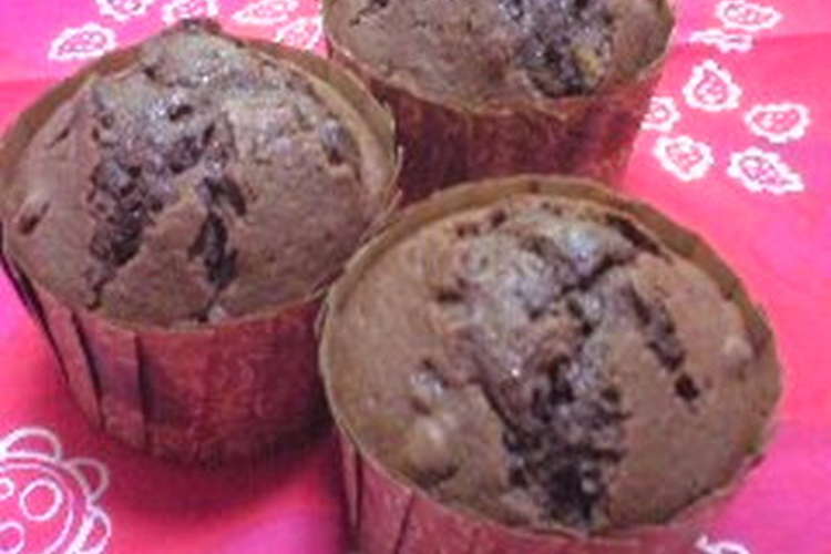 ブラウニーミックスでチョコチップマフィン レシピ 作り方 By Atsu 18 クックパッド 簡単おいしいみんなのレシピが350万品