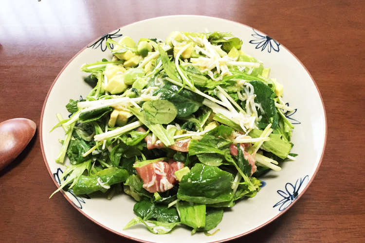 アボカドしらす野菜のヘルシー丼 レシピ 作り方 By けークック クックパッド