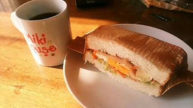 朝から栄養満点＊サンドイッチの写真
