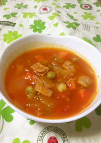 栄養満点トマトスープ