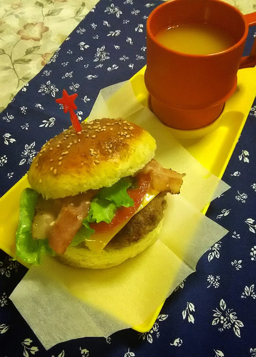 本格手作りハンバーガー ☆ＨＢでバンズ編の画像