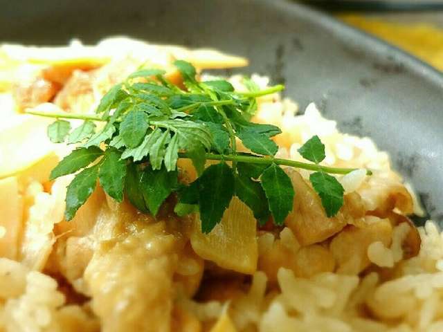 たけのこ ご飯 鶏肉