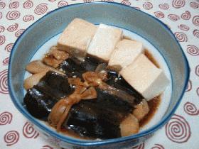 魚の昆布巻き煮