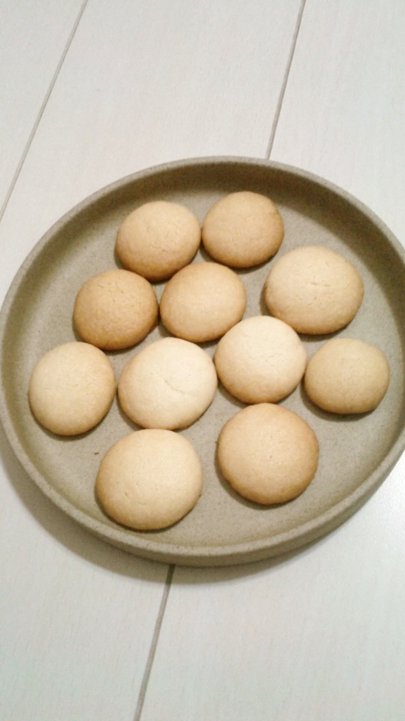 ココナッツオイルの超絶簡単クッキーの画像