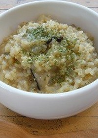 キノコと玄米のリゾット vegan