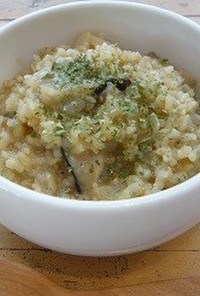 キノコと玄米のリゾット vegan