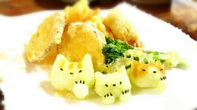 にゃいこんおろし☆大根おろしアート猫