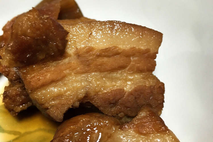 時短 簡単 豚バラの角煮 圧力鍋不使用 レシピ 作り方 By ねこむすめ クックパッド 簡単おいしいみんなのレシピが350万品