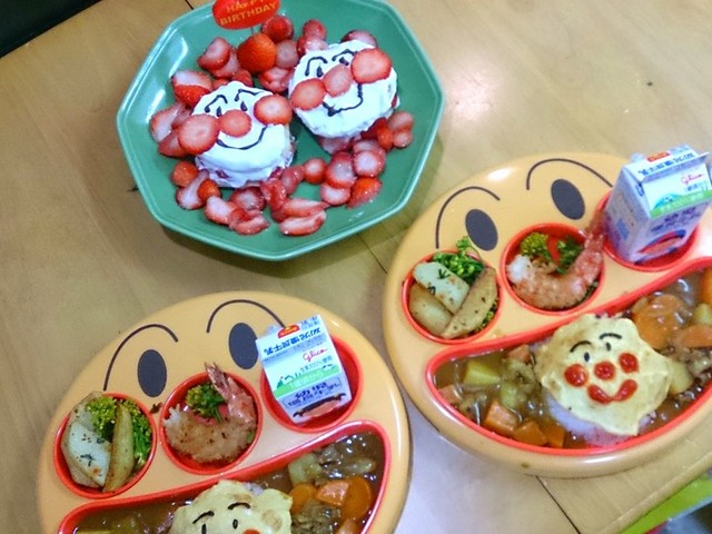 2歳誕生日のアンパンマンプレート ケーキ レシピ 作り方 By ちゅんちゃろう クックパッド
