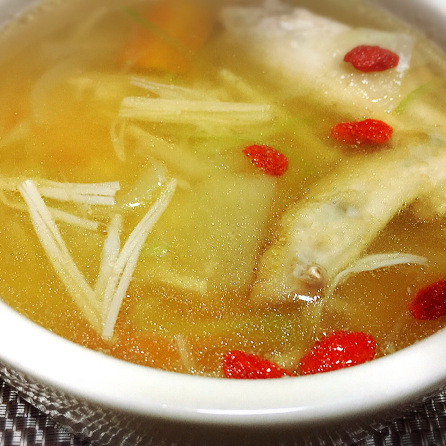 塩糀で参鶏湯スープの画像