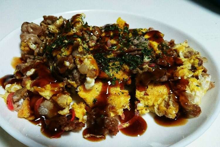 ヘルシーお好み焼き 小麦粉不使用 レシピ 作り方 By 夕飯は簡単に クックパッド