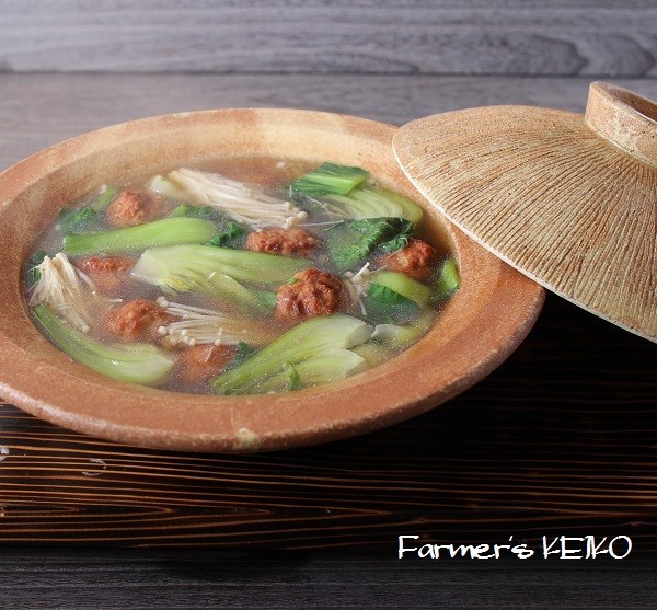 【農家のレシピ】肉団子鍋の画像