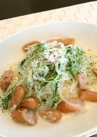 【ZENパスタ】水菜のホワイトソース