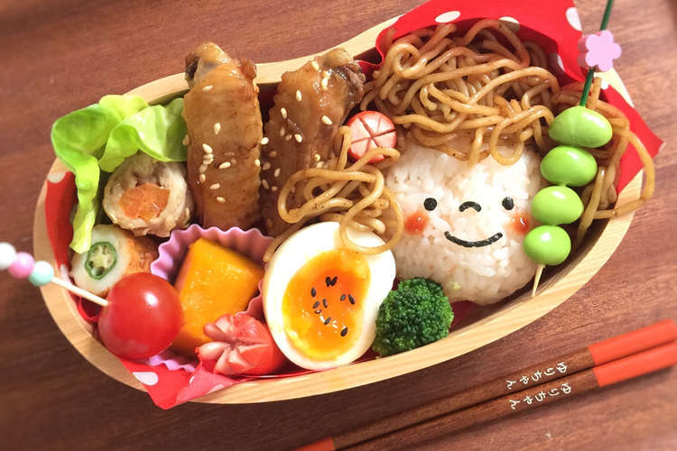 簡単 焼きそば 女の子弁当 キャラ 遠足 レシピ 作り方 By Yokkoiro クックパッド 簡単おいしいみんなのレシピが359万品