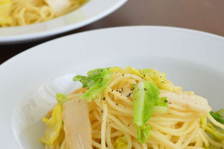 春キャベツと筍のパスタ アンチョビ風味 レシピ 作り方 By モンテ物産 クックパッド 簡単おいしいみんなのレシピが352万品