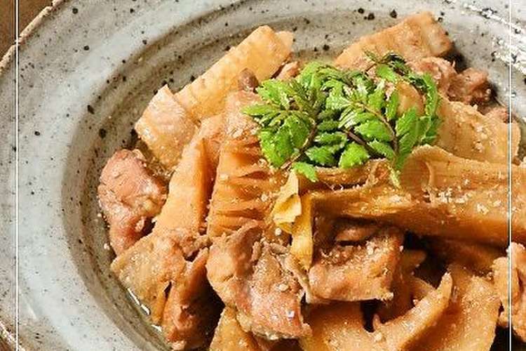 ごまでコク旨 筍と鶏もも肉のすりごま煮 レシピ 作り方 By みどふぁどベシ クックパッド 簡単おいしいみんなのレシピが353万品