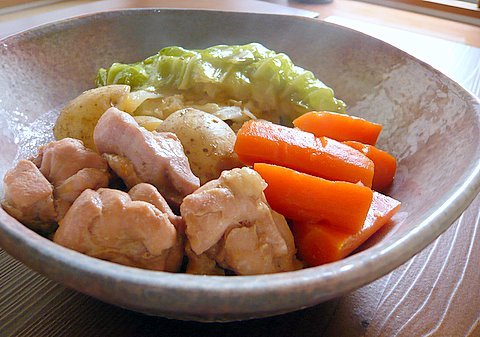 鶏肉と春野菜の煮ものの画像