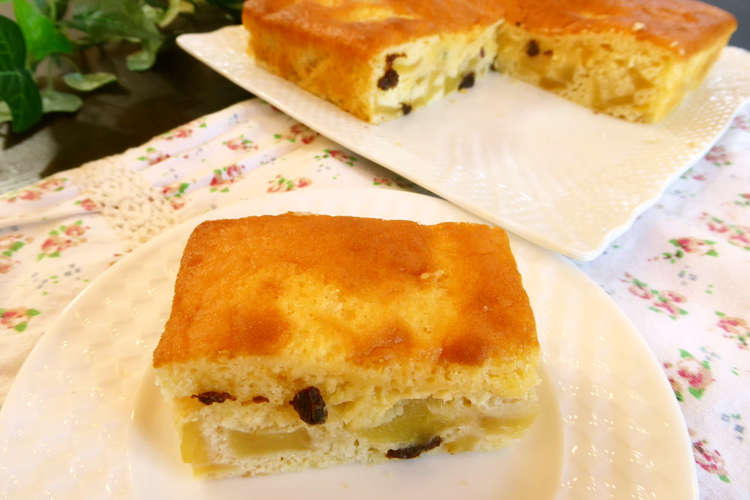 ノンオイル 林檎のヨーグルトケーキ レシピ 作り方 By スタイリッシュママ クックパッド 簡単おいしいみんなのレシピが350万品