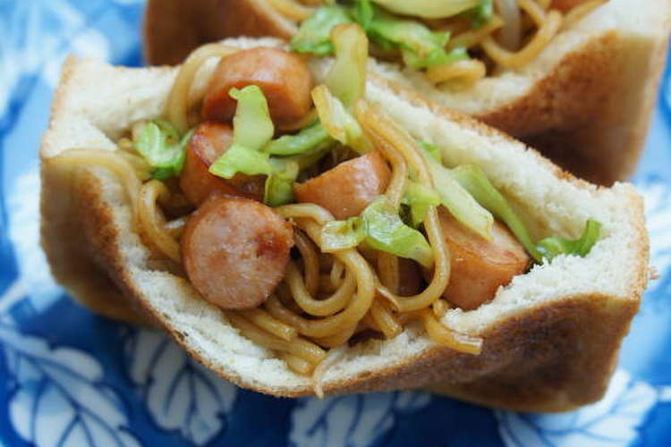 ソース焼きそばのホットポケットサンド レシピ 作り方 By さつきa クックパッド