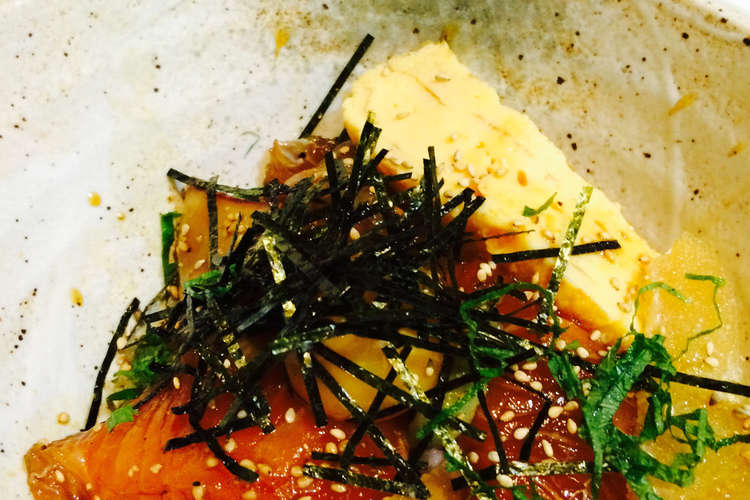残ったお刺身で漬け丼 レシピ 作り方 By キッチンけちゃ クックパッド 簡単おいしいみんなのレシピが352万品