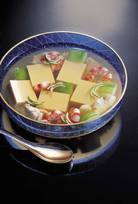 卵豆腐の冷やし鉢