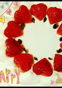 ☆イチゴショートケーキ☆誕生日･お祝いに