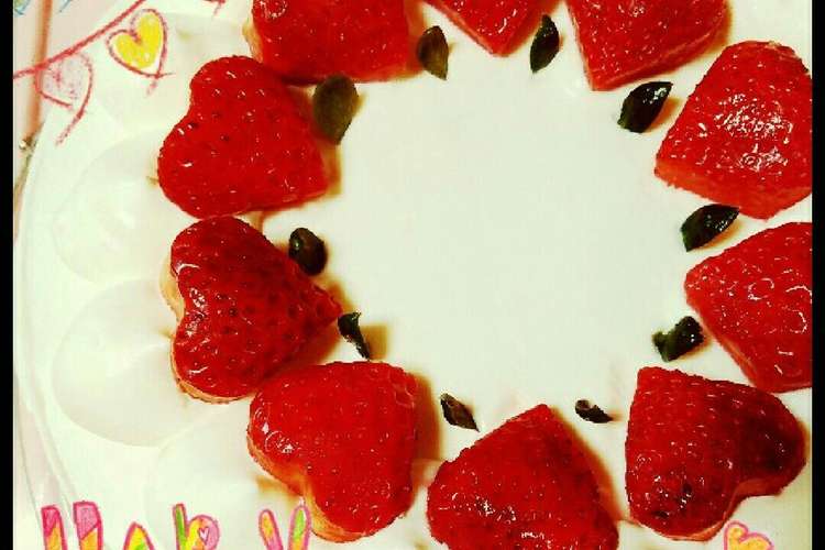 イチゴショートケーキ 誕生日 お祝いに レシピ 作り方 By さとちゃん1227 クックパッド 簡単おいしいみんなのレシピが362万品