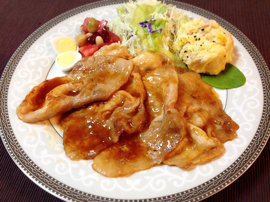 お弁当♪簡単♬やわらか生姜焼き＊特製タレの画像