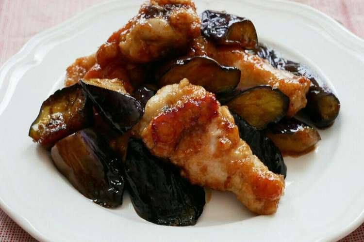 鶏手羽元となすの照り焼き レシピ 作り方 By うさこのおうち クックパッド