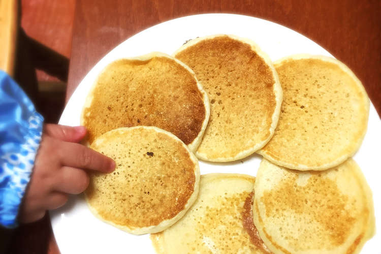 我が家のごはん 離乳食 おからパンケーキ レシピ 作り方 By 大食い母ちゃん クックパッド 簡単おいしいみんなのレシピが360万品